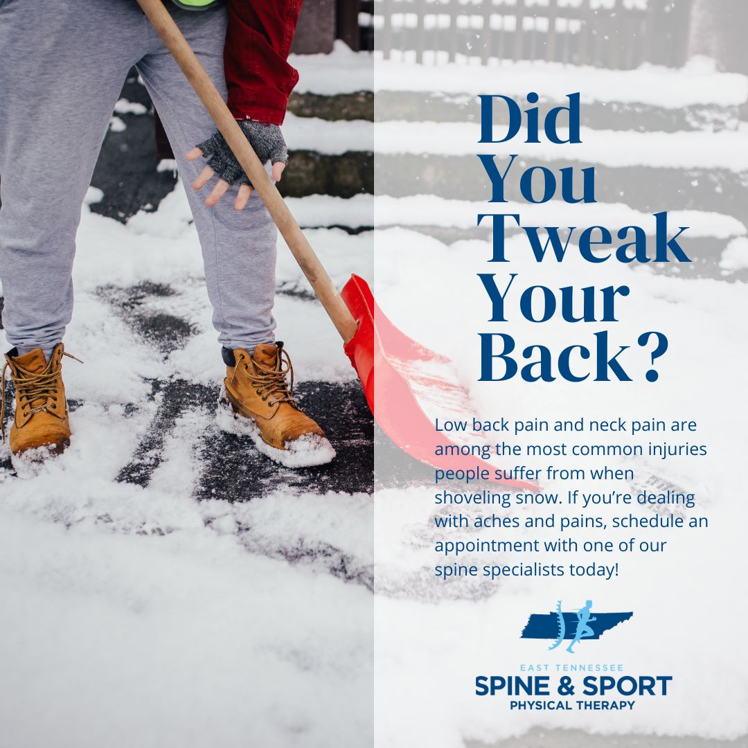 This image portrays Snow Shoveling Safety: Protecting Your Spine in Winter Wonderland by East Tennessee Spine and Sport.
